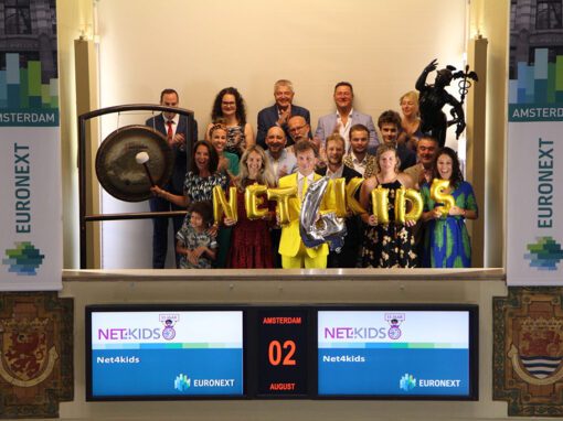 Net4kids 15 jaar: Gongslag Beursplein 5